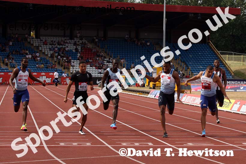 Mens 200 metres, Muller British Championships, Alexander Stadium, Birmingham. Photo: David T. Hewitson/Sports for All Pics